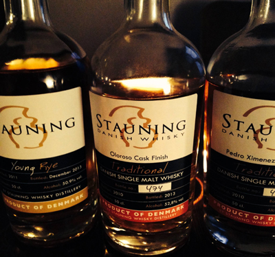 Stauning Whiskies.