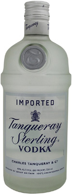 Tanqueray Sterling Vodka.