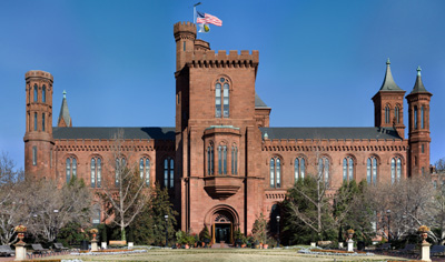 Smithsonian Institution (The Smithsonian Castle, the Institution's first building and still its headquarters), 1000 Jefferson Dr SW, Washington, DC 20004.