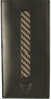 Michael Toschi GT Series Black Carbon Fiber Wallet.