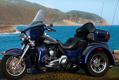 Harley-Davidson Trike Tri Glide Ultra Classic.