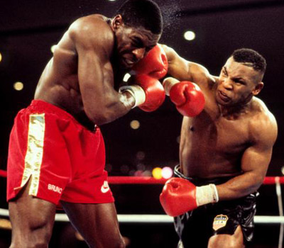 Mike Tyson vs. Frank Bruno.