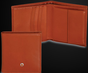 Underwood Small Wallet with Coin Purse and 4 standard credit card pockets.