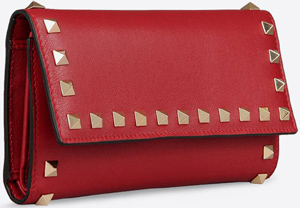 Valentino Garavani Rockstud wallet: US$825.