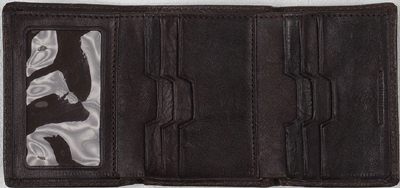 John Varvatos Leather Trifold Wallet: US$195.