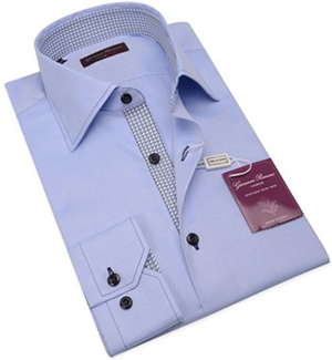 Giovanni Rosmini slim body fit shirt, 100% cotton.