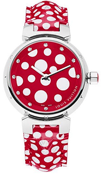 Yayoi Kusama for Louis Vuitton Red Women's Watch.