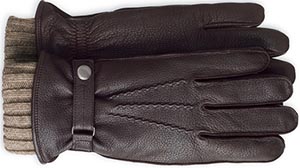 Johnston & Murphy 3-in-1 Deerskin/Cashmere men's gloves.