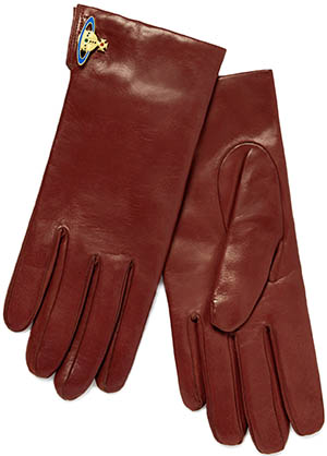 Vivienne Westwood women's orb gloves 2072 orange: €220.