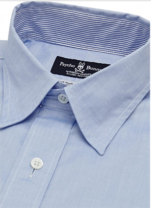 Psycho Bunny Kent Sport Shirt - Blue Oxford: US$145.