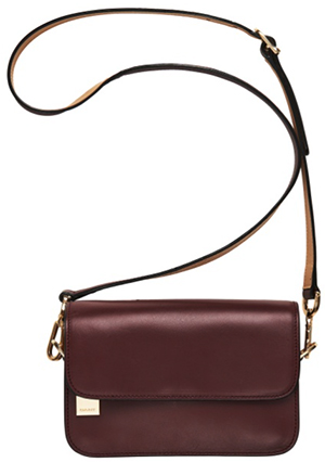 GANT women's New Haven Leather Crossbody Purse.