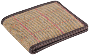 Johnstons of Elgin Tweed Pocket Wallet: US$80.