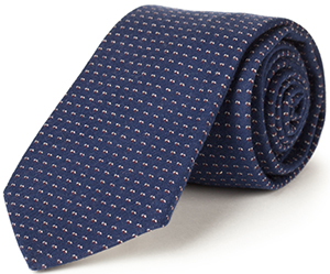 Lanieri Blue Fancy Jacquard Necktie: €55.