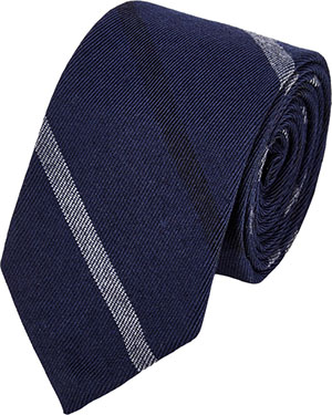Thom Browne Diagonal-Striped Twill Necktie: US$190.