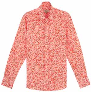 Maison Kitsuné men's jungle classic shirt: €170.