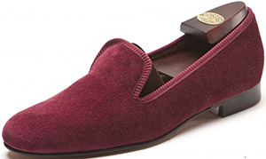 Foster & Son Velvet Albert Slipper.