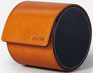 Jack Spade Mitchell leather tie cannister: US$119.