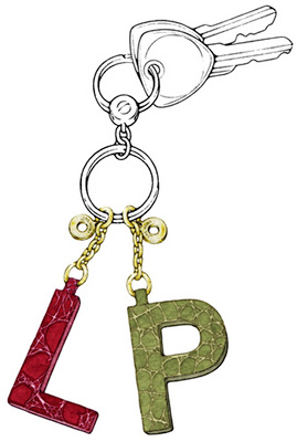 Loro Piana My Key Initials Key Ring: €190.