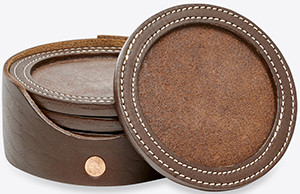 Billy Reid Leather Coasters: US$95.