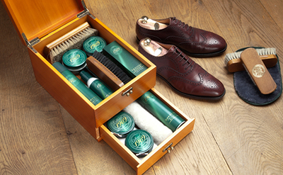 Collonil shoe care products.