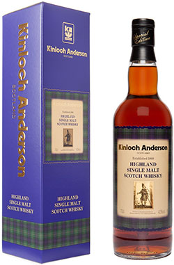 Kinloch Anderson Highland Single Malt Scotch Whisky.