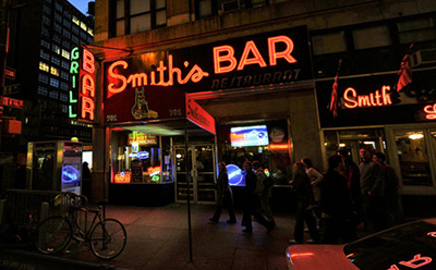 Smith's Bar, on the corner of 44th and 8th, New York City, NY.