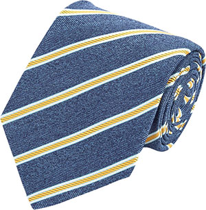 Isaia Chevron & Diagonal Stripe Neck Tie: US$235.