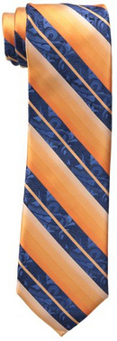 Steve Harvey Men's Tall Ornate Fancy Stripe Tie and Pocket Square Set: US$24.79.