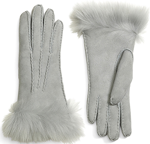 Brooks Brothers Women's Shearling Gloves: US$268.