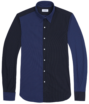 Ovadia & Sons Midwood Paneled Printed men's shirt: US$285.