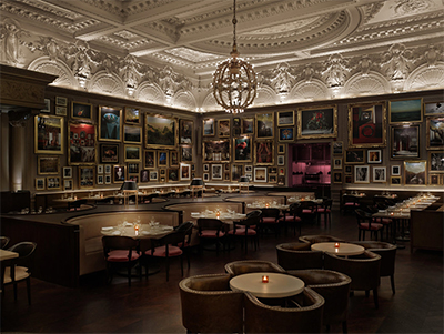 Berners Tavern, led by Michelin-starred Executive Chef Jason Atherton at The London Edition, 10 Berners St, London W1T 3NP, England.