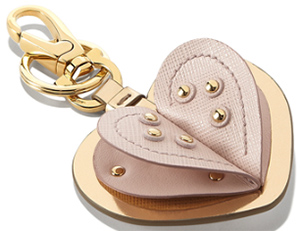 Salvatore Ferragmo Women's Key Rings in Embossed Calfskin: US$295.