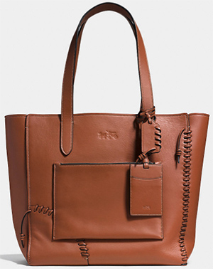 Coach RIP and repair manhattan men's tote in leather: US$595.