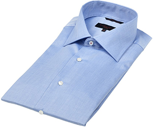 Seven Seas Classic Light Blue Men's Shirt Plain Colour: €65.