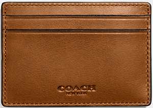 Coach Money Clip Card Holder Saddle Leather Money Clip With | Daily