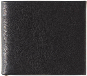 Todd Snyder Black Leather Bi-Fold Wallet: US$88.