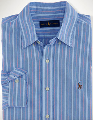 Polo Ralph Lauren Multi-Striped Oxford Men's Shirt: US$89.50.