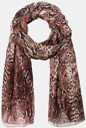 The Kooples Python Print Scarf: £94.50.