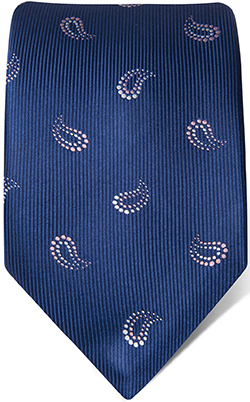 Hilditch & Key Pink Spot Paisley Tie: £95.