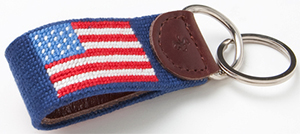 J.Press American Flag Key Fob: US$33.75.