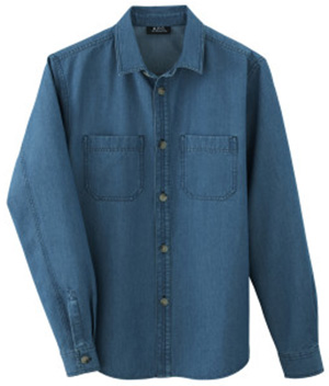 A.P.C. Gary Men's Overshirt: US$220.