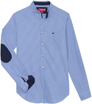 Vicomte A. Blue Vichy men's shirt: €150.