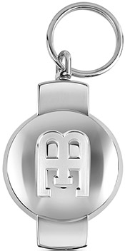 Bugatti EB Limited Edition Silver Plated Key Ring: US$332.