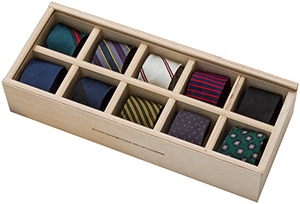 Band of Outsiders Annivesary Capsule Box of 10 Ties: US$795.