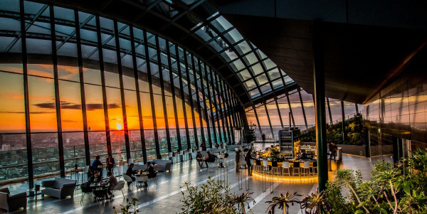 Sky Pod Bar, Sky Garden, 20 Fenchurch Street, London EC3M 3BY, England, U.K.