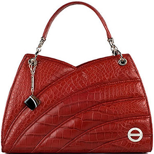 Farbod Barsum Empress n Ruby Red? American Alligator Handbag.