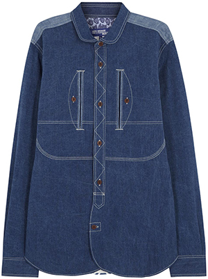 Harvey Nichols Karl Lagerfeld Ivy blue chambray women's shirt: £215.