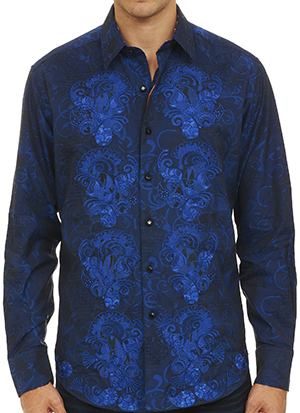 Robert Graham Limited Edition G Ron men's sport shirt: US$398.