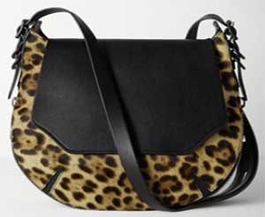 Rag & Bone Bradbury Small Flap Leopard Hobo: US$795.