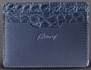 Brioni Men's Multi-Pocket Card Wallet: US$850.